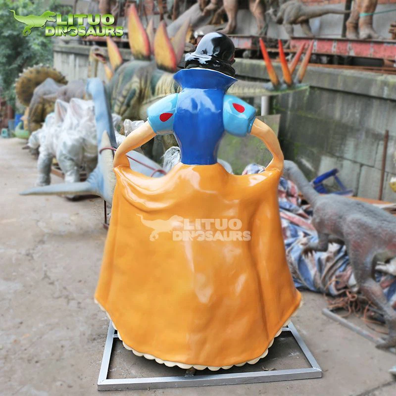 3Fiberglass Snow White Statue(001)