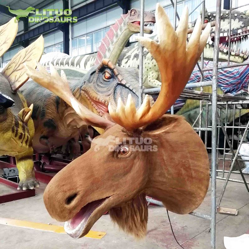 Indoor Playground Decoration Wall Hanging Dinosaur Head