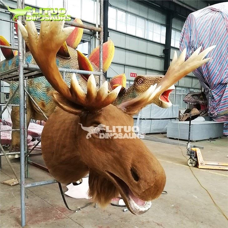2Animatroic Animal Head Moose