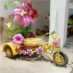 Electric Vehicle Cartoon Flower Parade Float