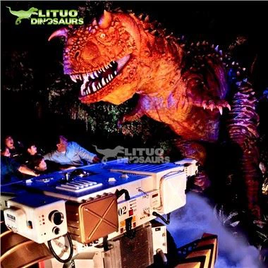 Playground Indoor Dark Ride Animatronic Dinosaur Model