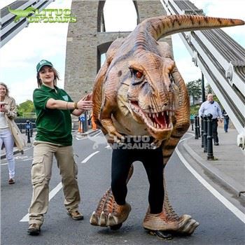 Visible Legs Realistic T-Rex Costume Dino Suit