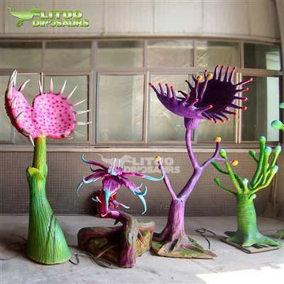Custom Made Animatronic Moving Plants Attractions